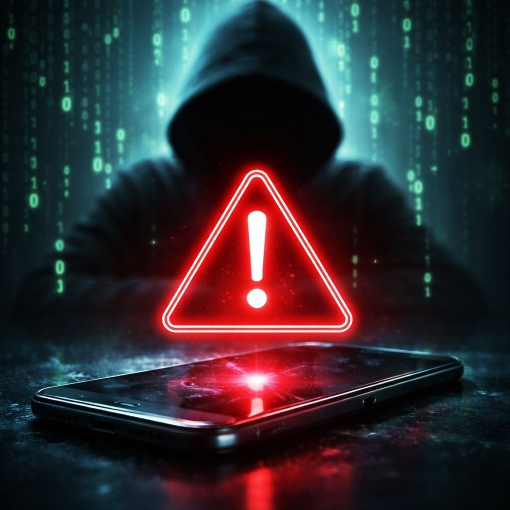 İnternetteki sahte Litmatch elmas hilesi ve APK vaatlerine karşı kullanıcıları uyaran siber güvenlik konsepti.