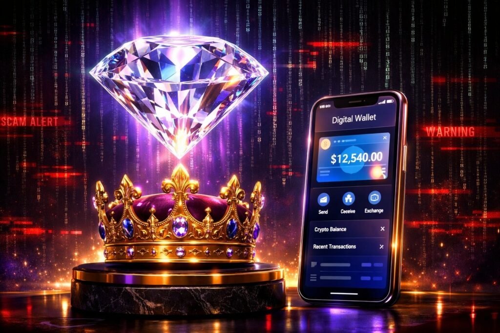 Litmatch elmas ekonomisi, VIP üyelik avantajları ve sahte elmas hilelerine karşı siber güvenlik uyarısı kapak görseli.