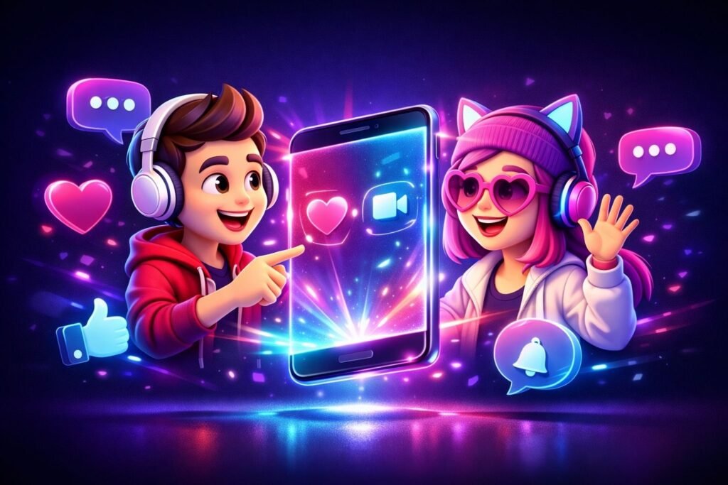 Litmatch avatar tabanlı sosyalleşme ve arkadaşlık uygulaması başlangıç rehberi kapak görseli.