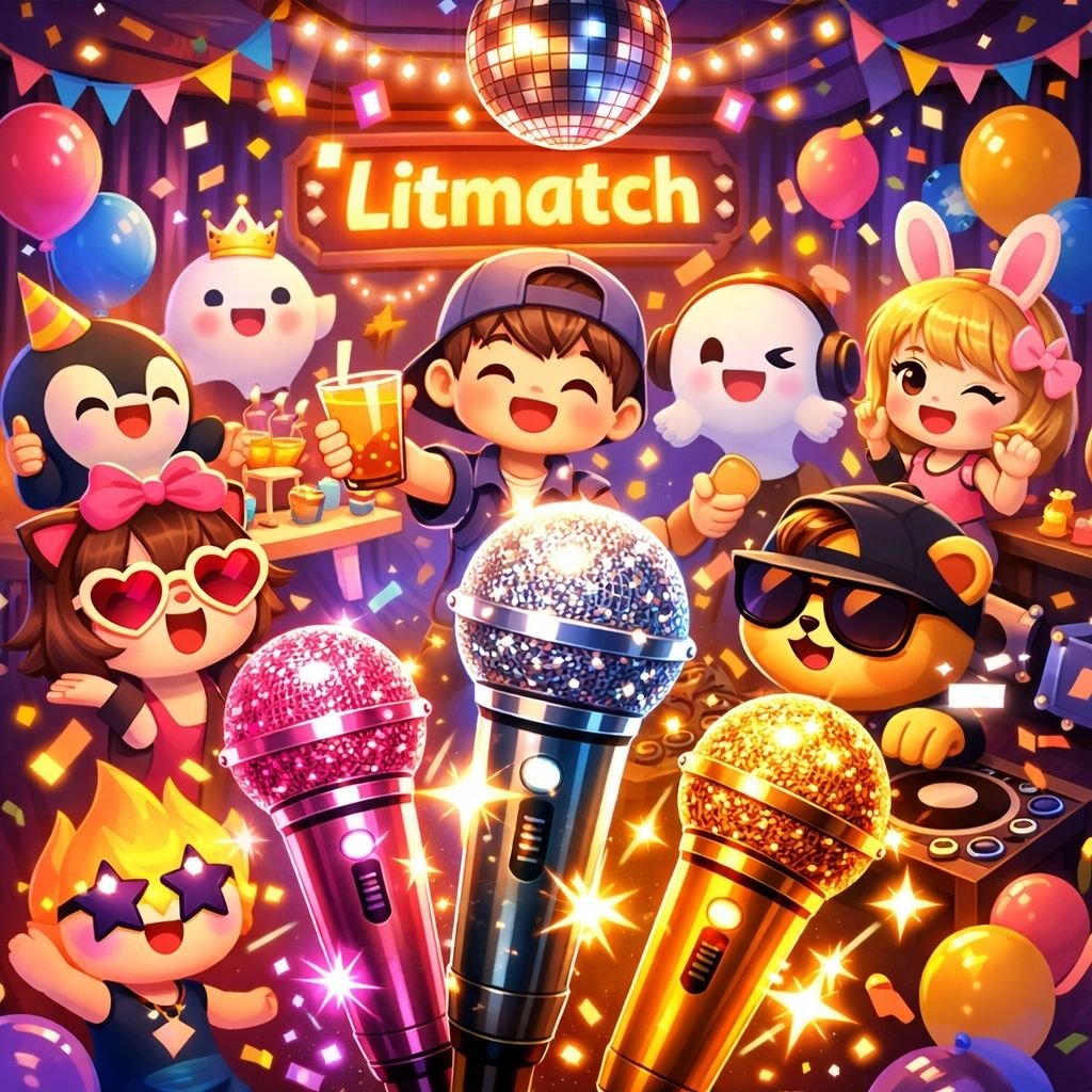 Litmatch party room sesli sohbet odaları ve popüler olma taktikleri