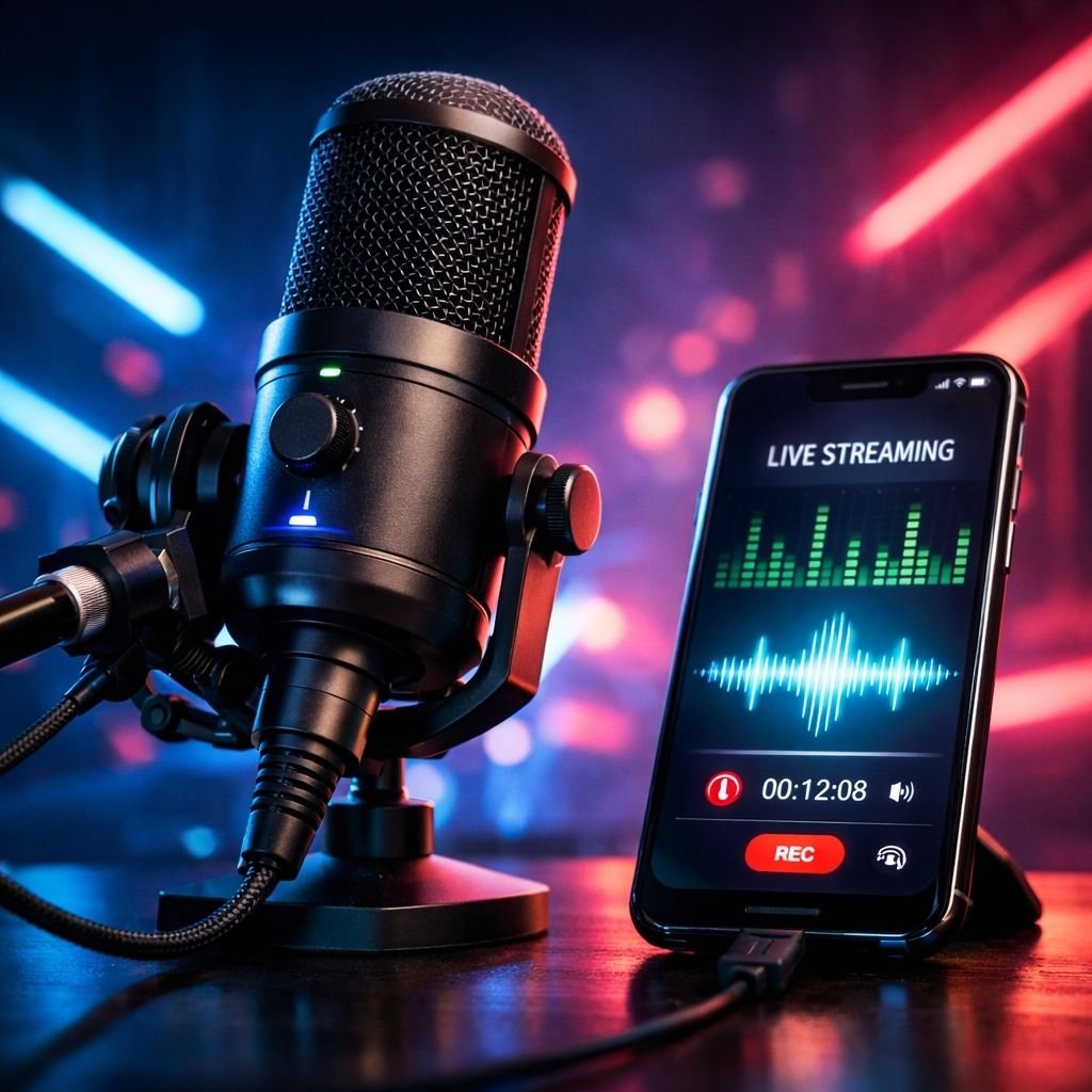 Litmatch yüksek ses kalitesi için profesyonel mikrofon kullanımı