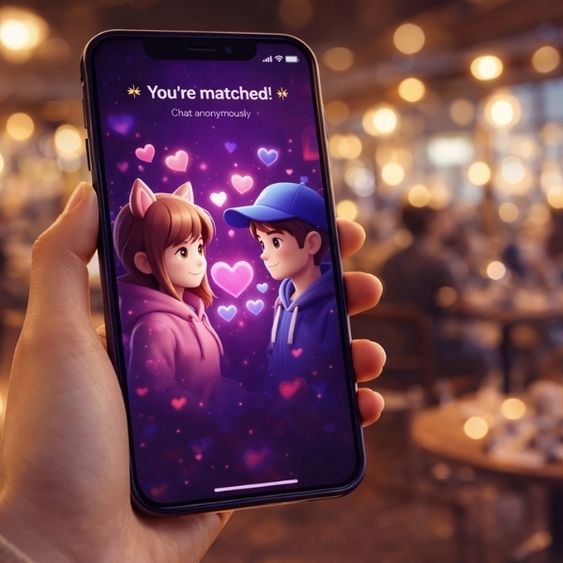 Litmatch uygulamasında ruh eşleşmesi (soul match) yapan 3D avatarlar.